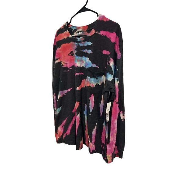 No Boundaries NWT Womens Multicolor Tie Dye Long Sleeve Shirt SZ XXL - Picture 3 of 11